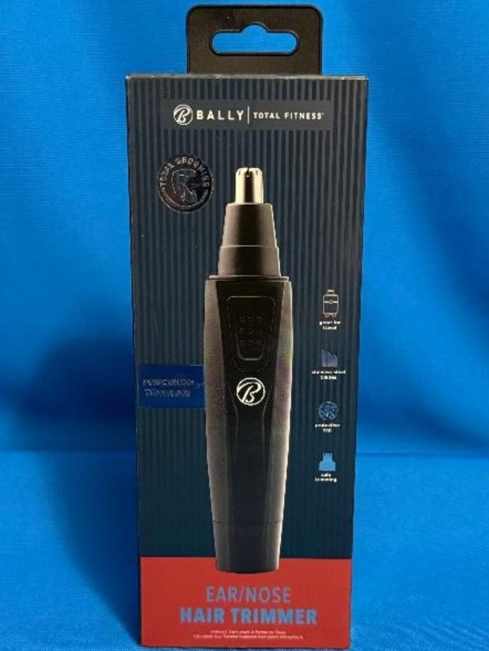 NEW BALLY TOTAL FITNESS PRECISION TRIMMING EAR NOSE FACIAL HAIR GROOMING TRIMMER